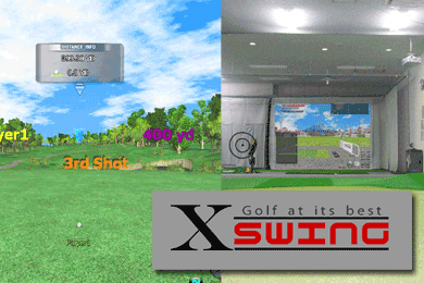 3Dゴルフシミュレーター「X-Swing」
